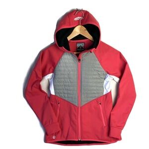 Straight Down Golf Logan Jacket Women Full Zip Hooded Softshell XS